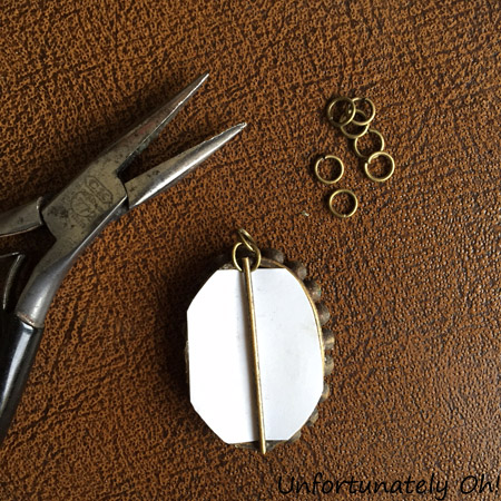 buckle pendants diy attach jump ring central bar