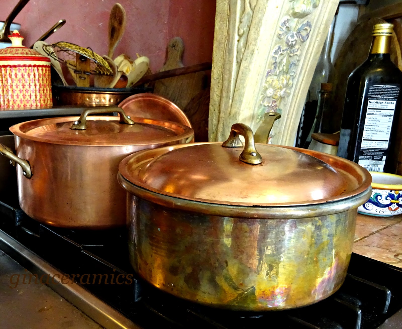 Art and Alfalfa Polishing copper pots
