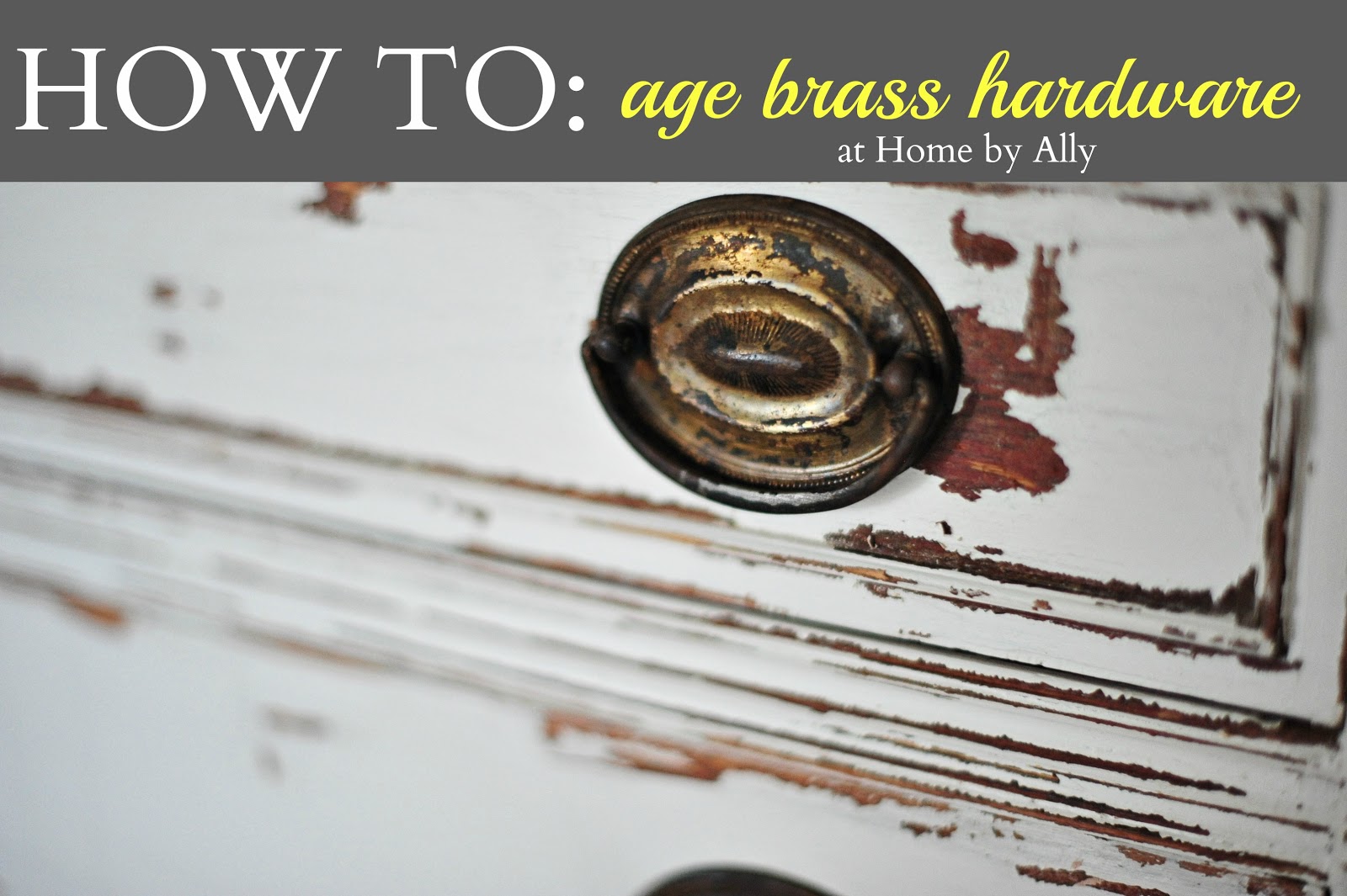 How to Age brass Home by Ally