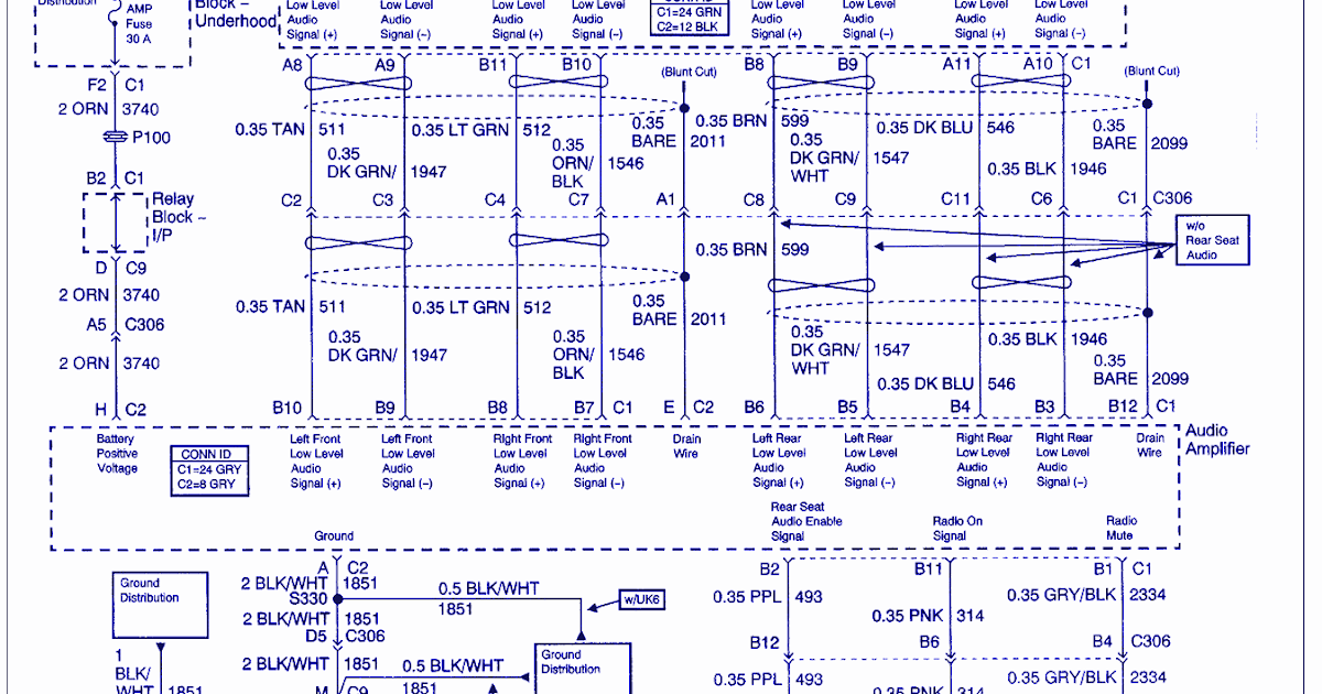 Wiring & diagram Info: 2003 GMC Sierra 1500 Audio Amplifier Wiring Diagram