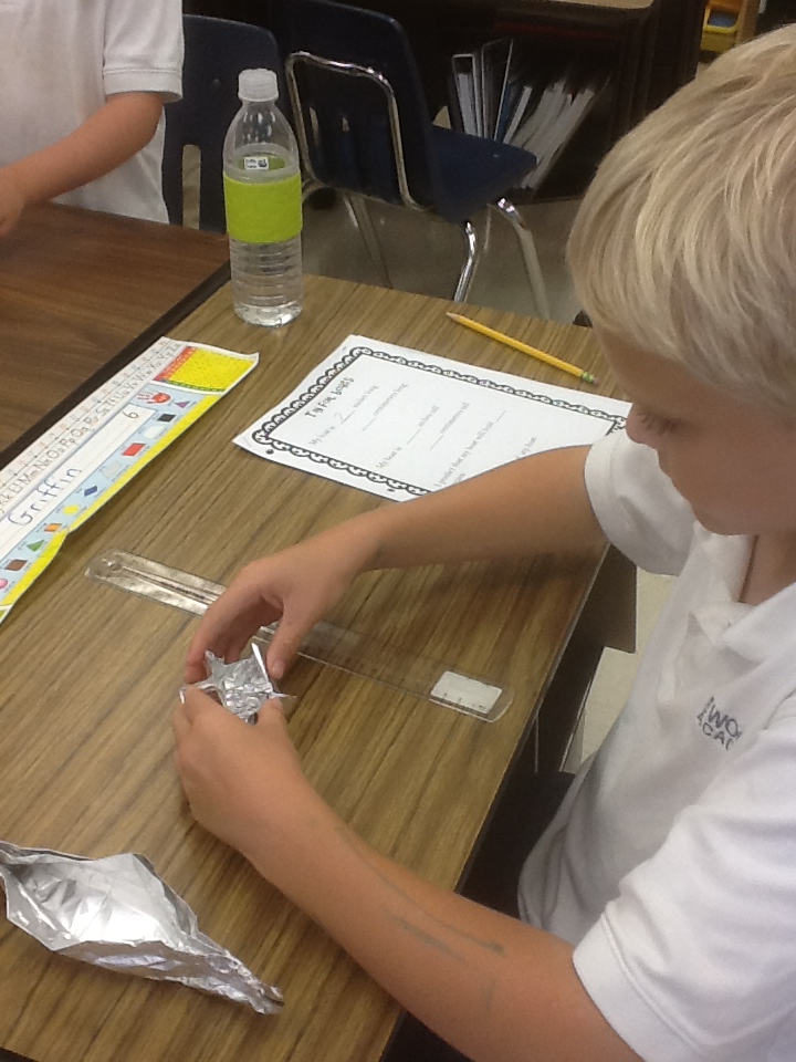 Notes From Second Grade Buoyancy Challenge Creating Tin Foil Boats