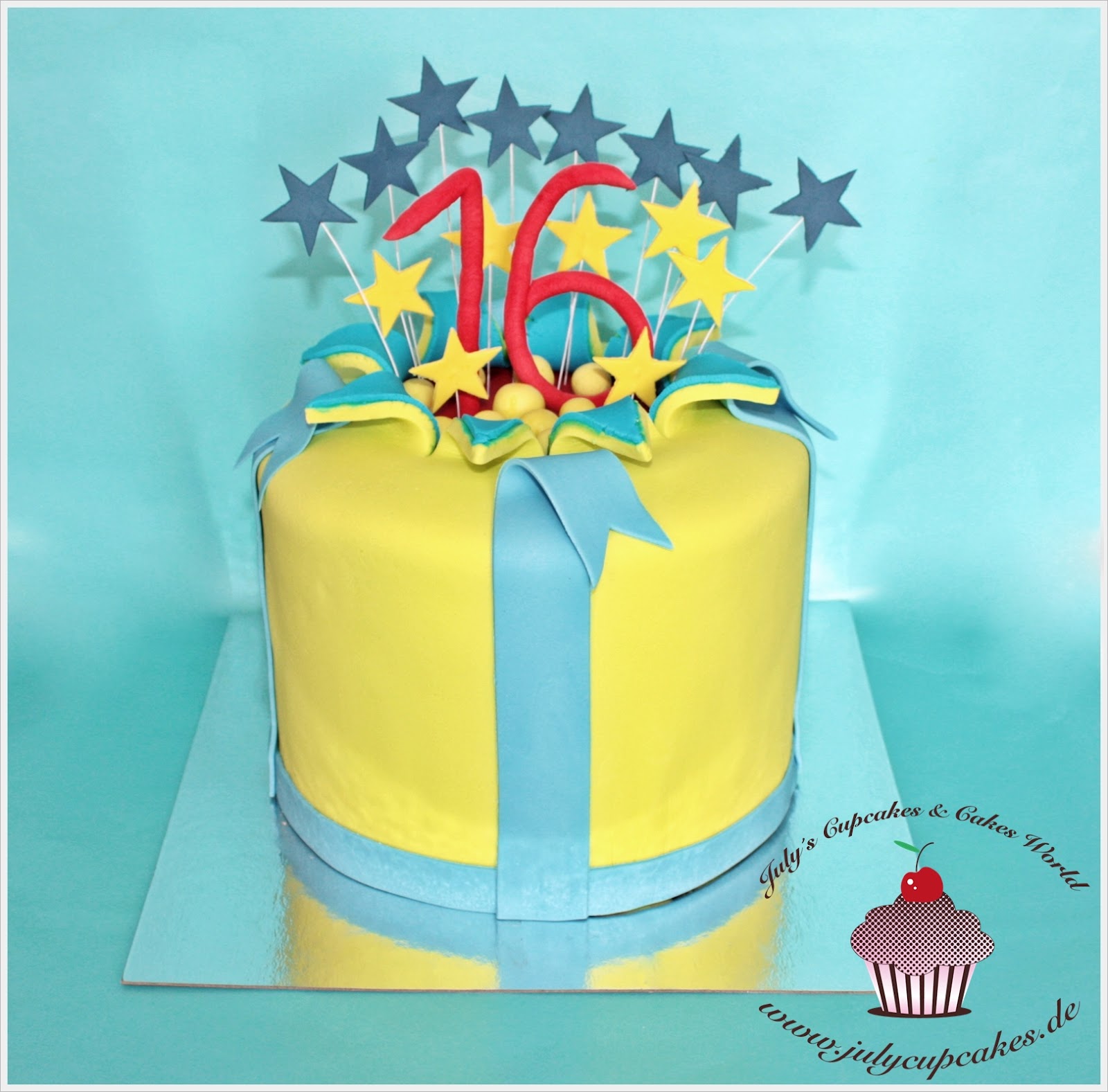 My Cupcakes and Cakes World Explosion Birthday Cake