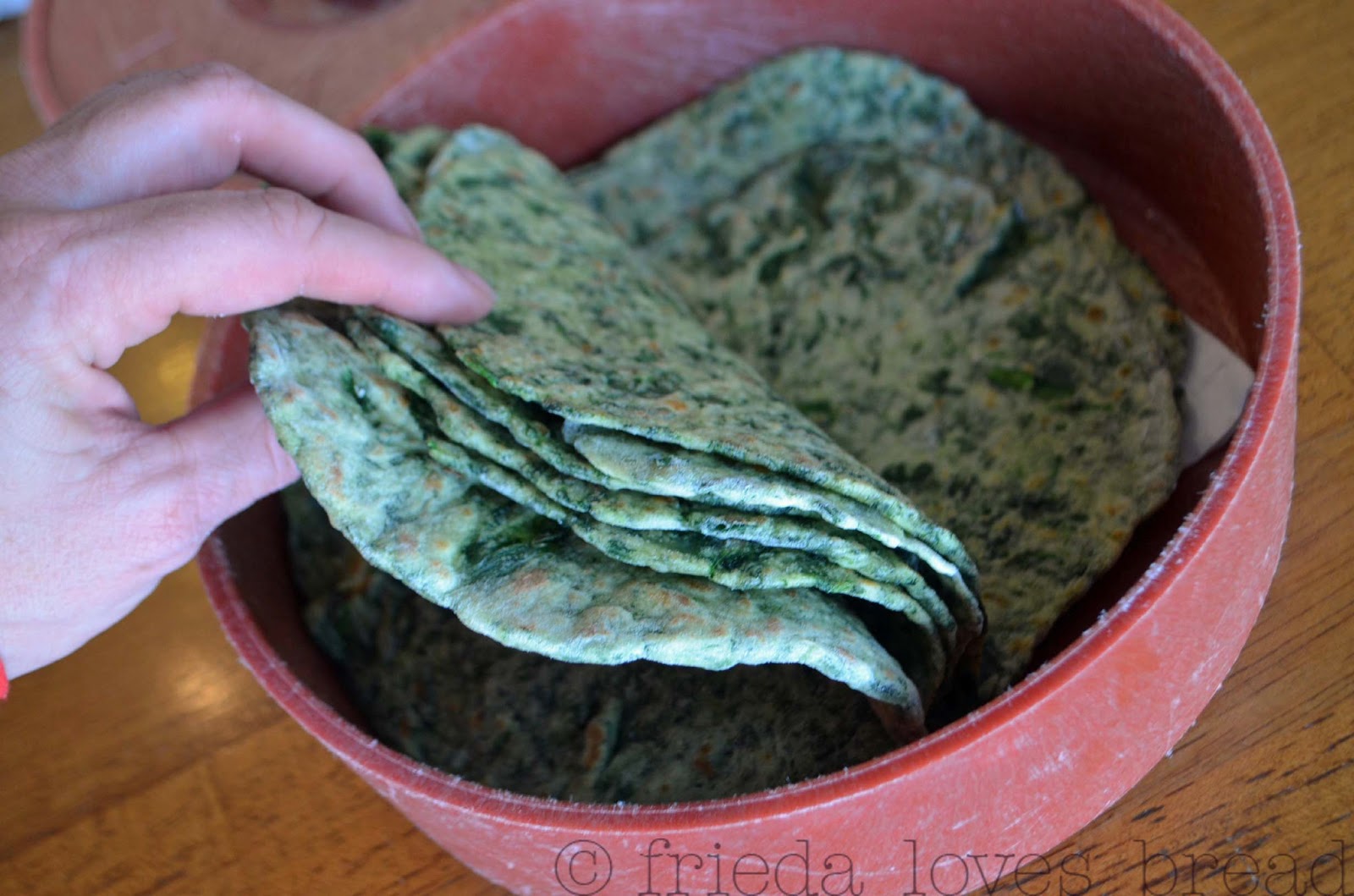 Frieda Loves Bread Spinach Tortillas