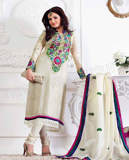 Monika Badi Anarkali Suits 2013 By Natasha Couture