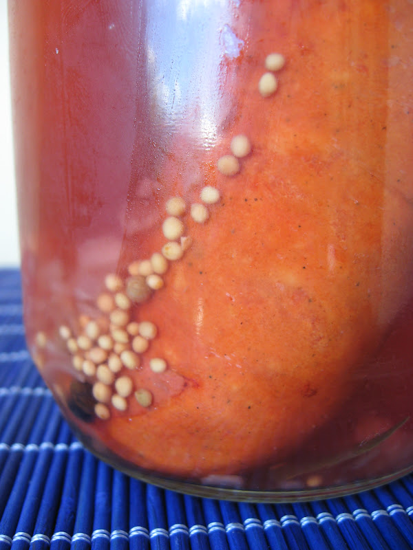 Morsels and Musings pickled smoked sausages