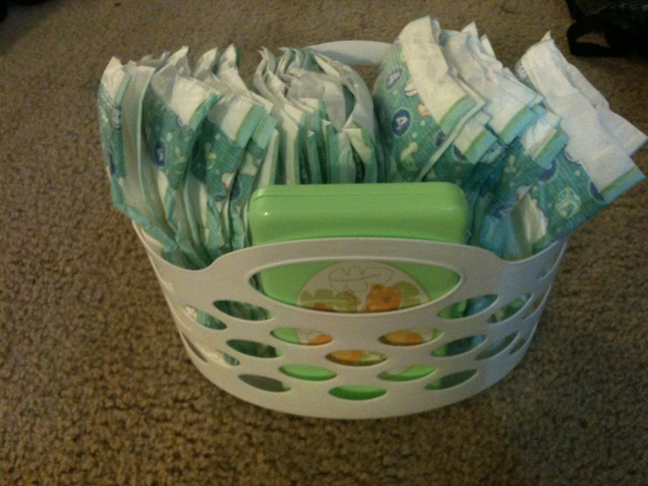 Divine Crafting Diaper Basket Make Over