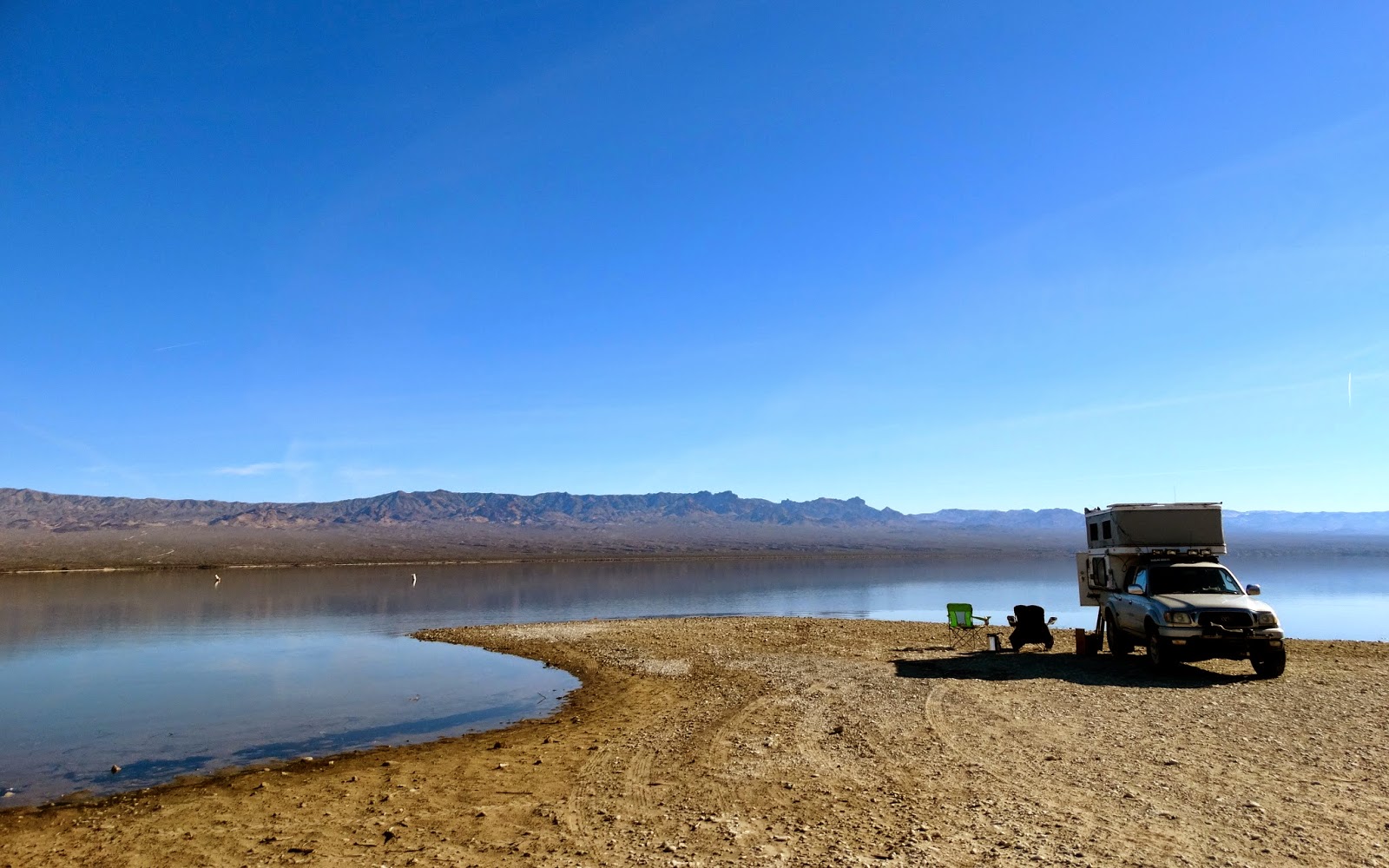 Our Four Wheel Camper Around Lake Mohave Part 2 "Found a sleeping