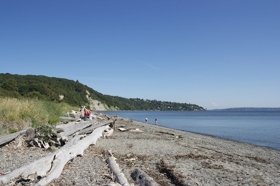 2. Exploring both on land and off, empty beaches within minutes of home
