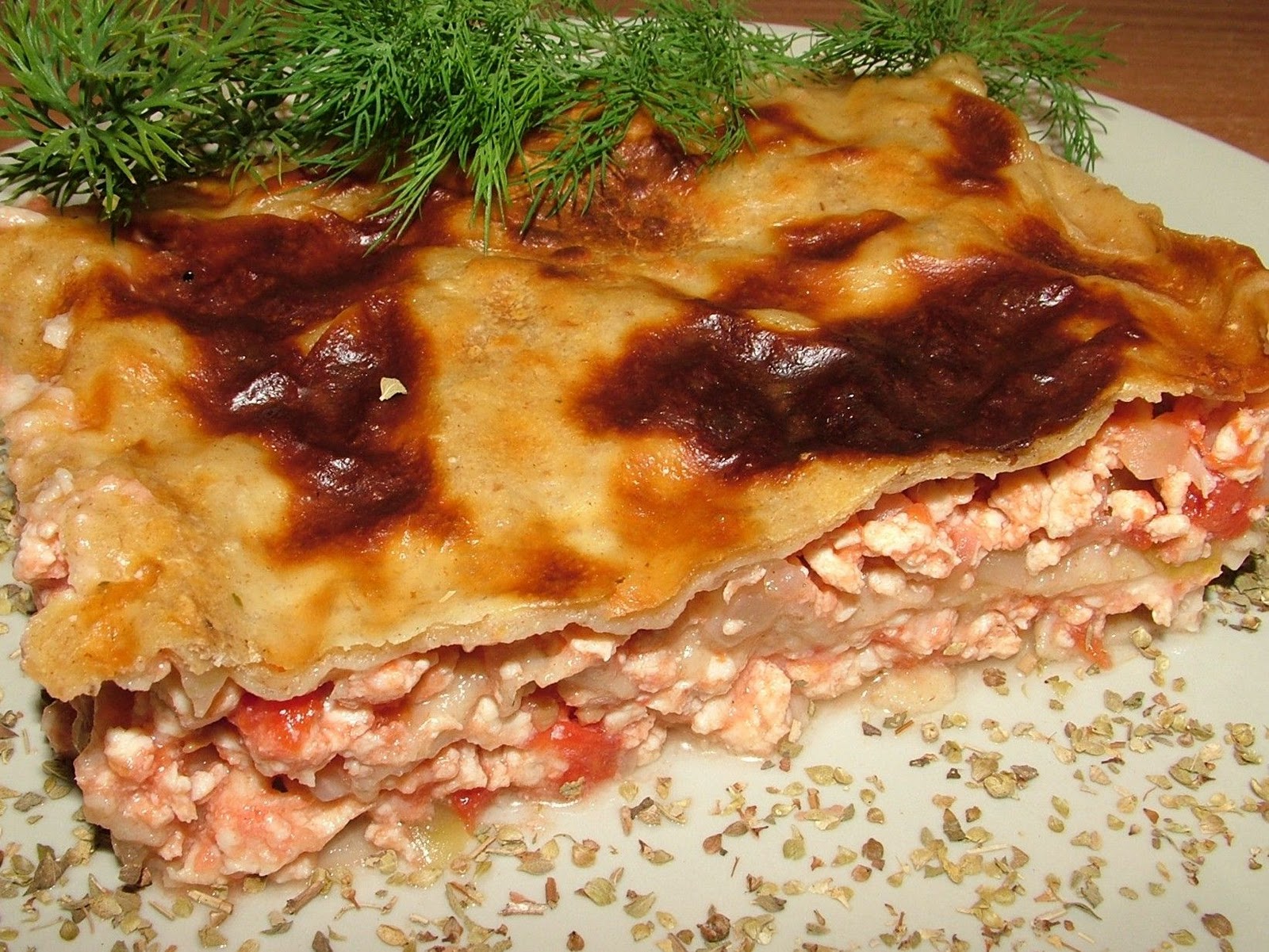 Lasagne z piersi kurczaka z beszamelem