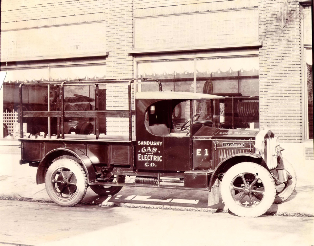 Sandusky History Sandusky Gas and Electric Company Truck