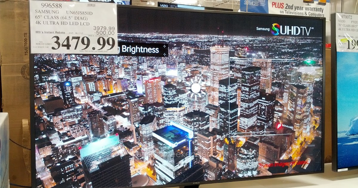 Samsung UN65JS850D 65" Ultra LED LCD HDTV Costco Weekender