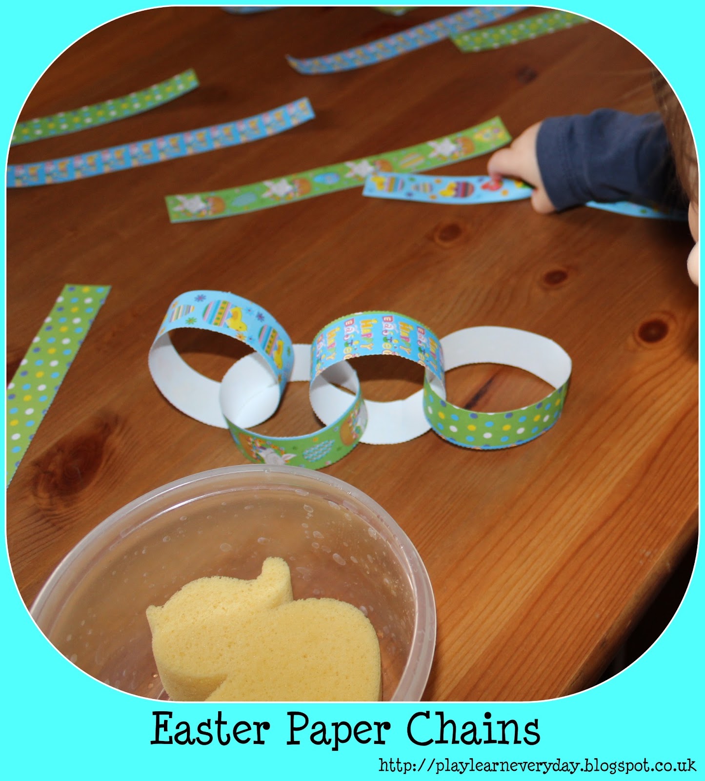 Easter Paper Chains Play and Learn Every Day