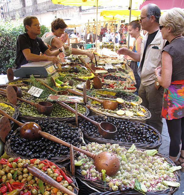 France Impressions Sunday Market in France Olives Galore!