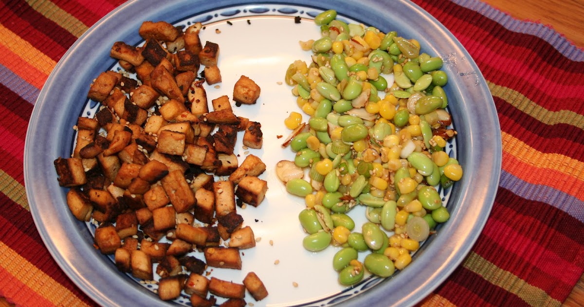 Marinated Asian Tofu & Edamame Salad One To Nothin'