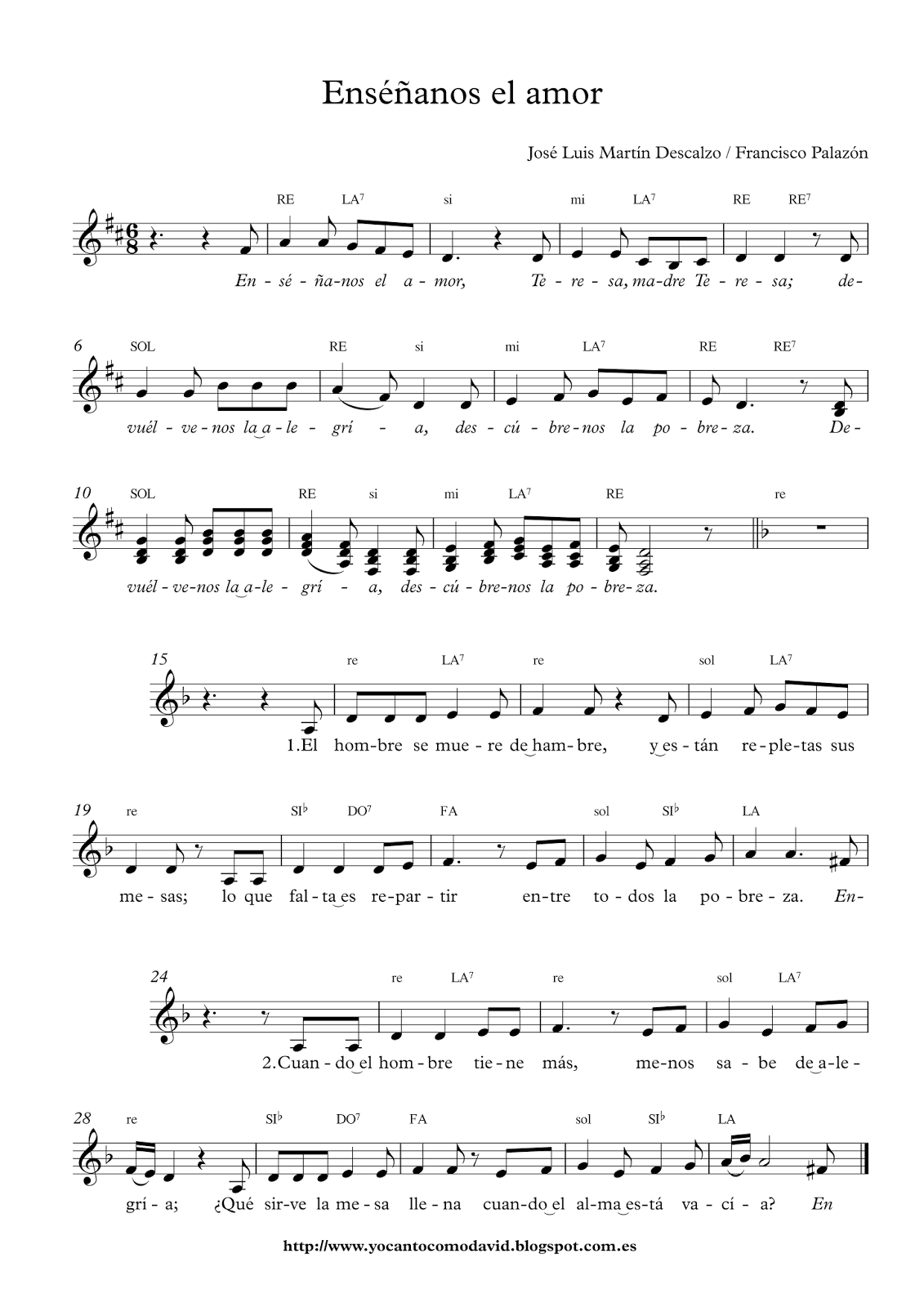 LETRA DE LA MADRE DE JOSE letra de la madre de jose: