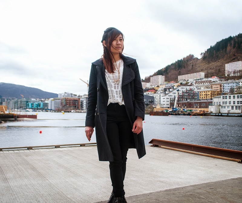 Outfit of that day Monochrome outfit forever21 top