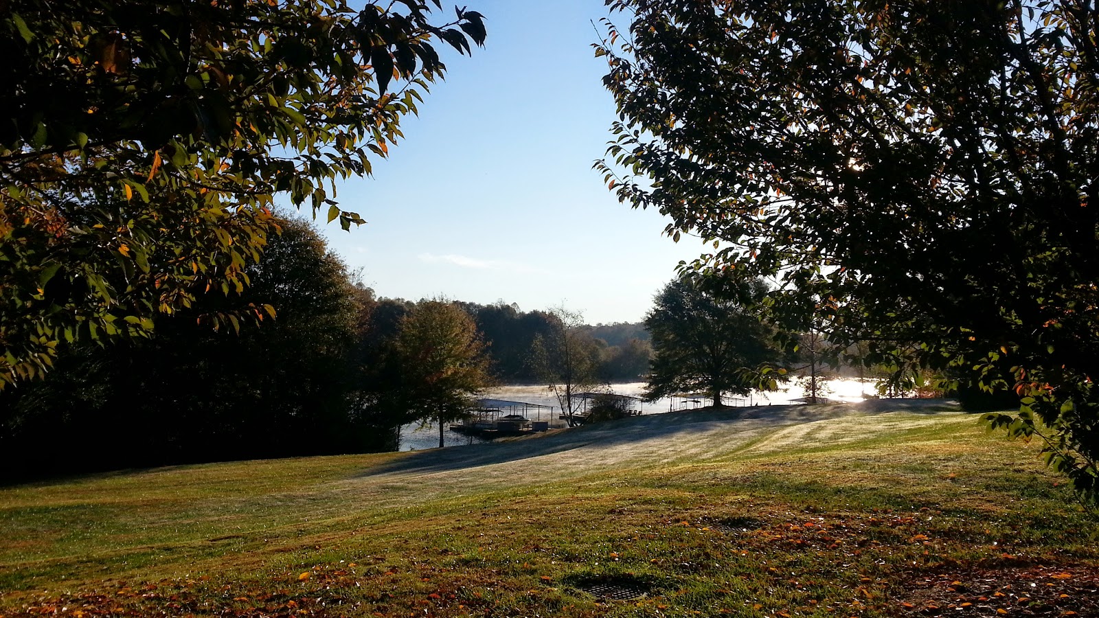 Sunrise on Johnson Creek at Lake Lanier