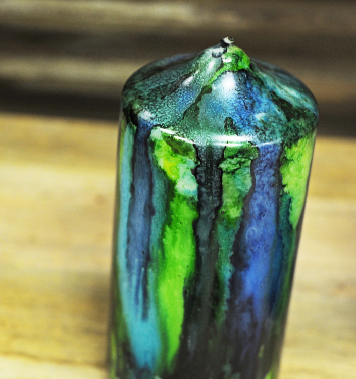 Ben Franklin Crafts and Frame Shop Howto Dye a Candle Using Alcohol Ink