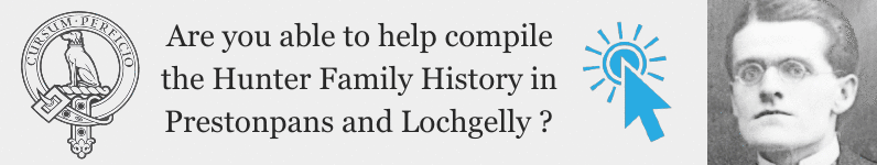 Hunter Ancestry Prestonpans Lochgelly
