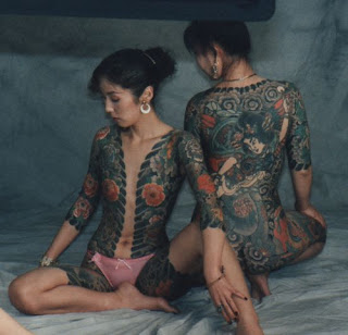 Tattooed Female with Full Body Extreme Tattoo Design