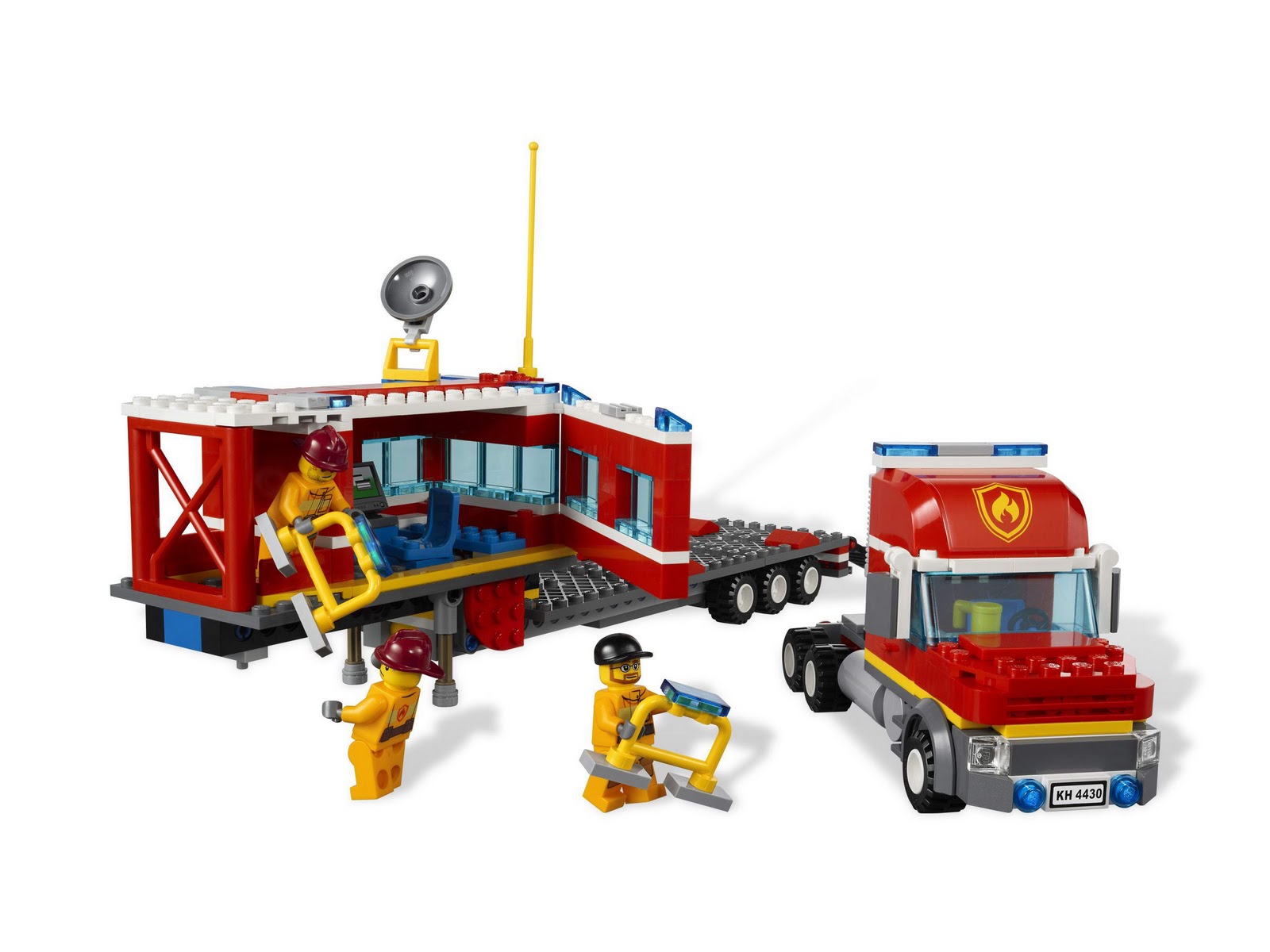set database LEGO 4430 fire transporter