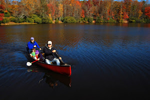 Canoeing on Julian Price Lake