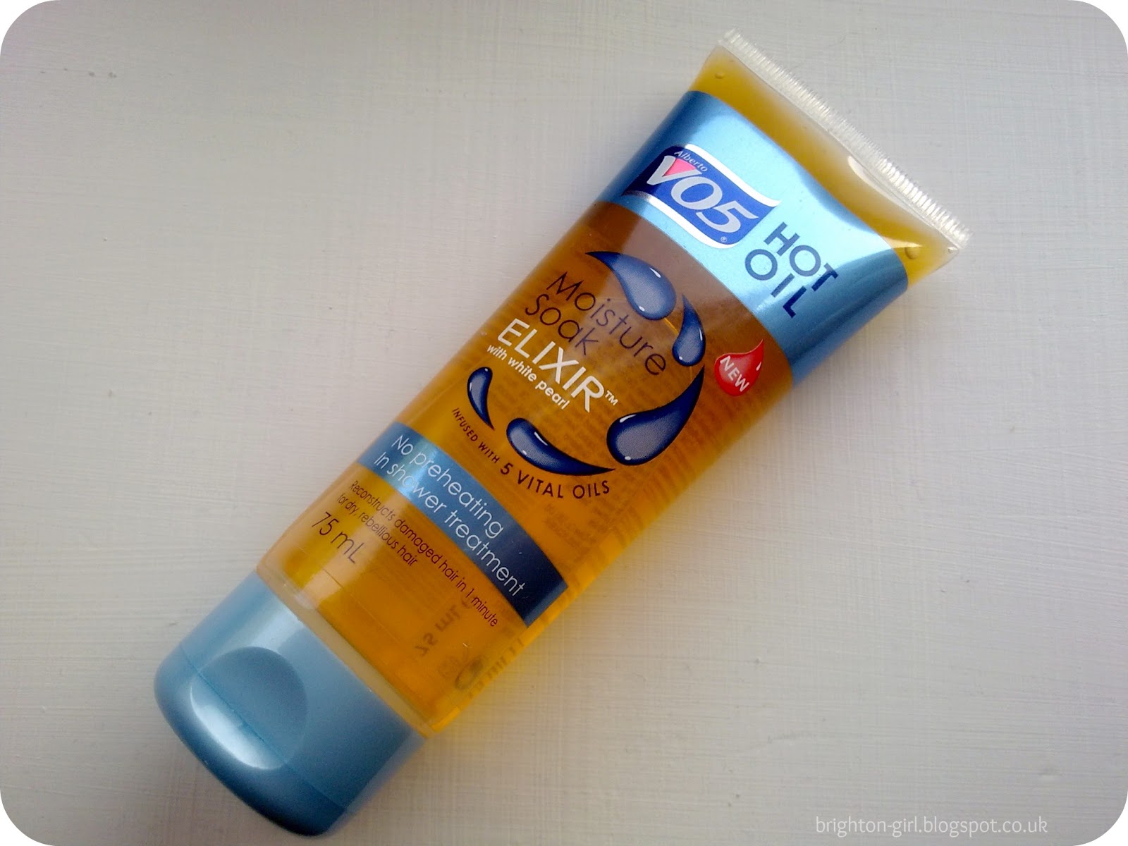 Vo5 Hot Oil Moisture Soak Elixir Review