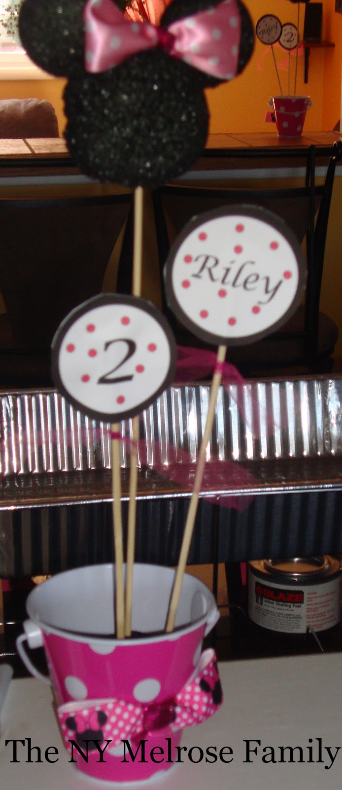 Minnie Mouse Centerpieces The Melrose Family