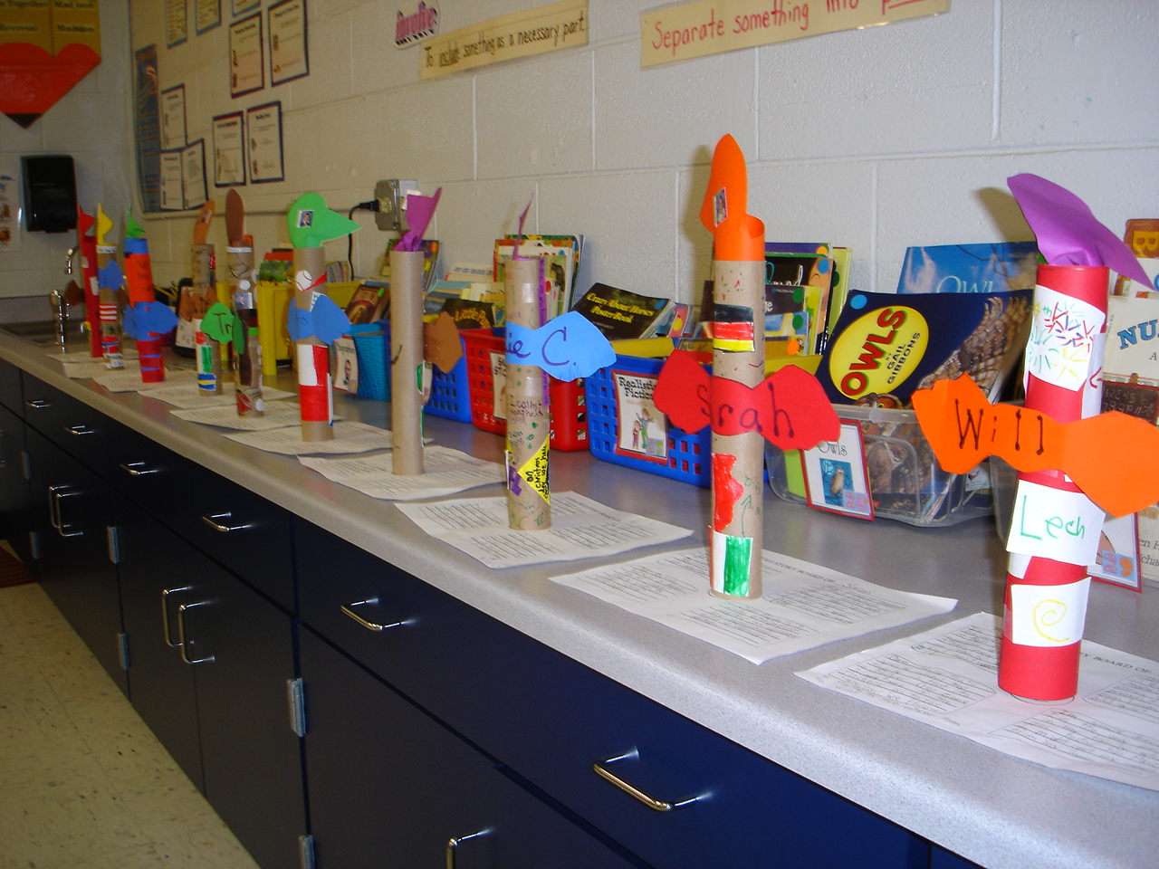 Tori's Teacher Tips Totem Pole Project