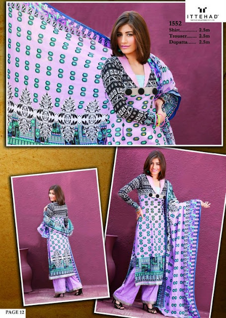 Formal Wear | Ittehad Textiles Crystal Lawn Collection 2013