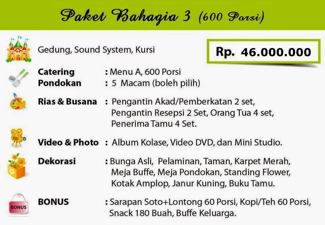 Paket Pernikahan Lengkap Terpercaya Terjangkau Jakarta paket