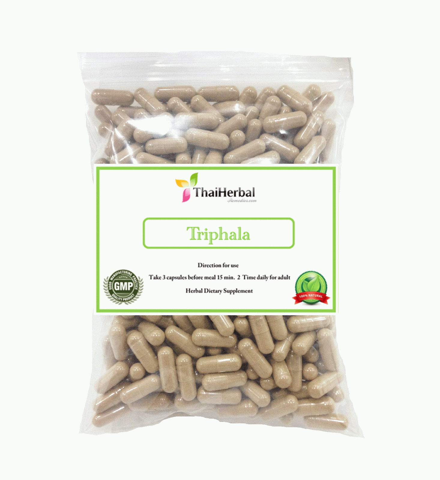 300 Capsules Pure Triphala Body & Liver Detox Colon Cleanse Promotes