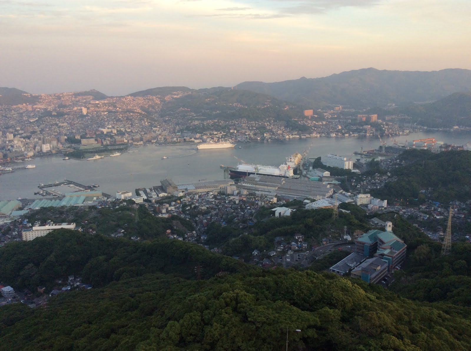From the top of Inasayama