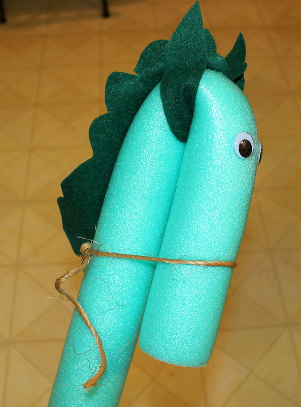 pool noodle hobby horse