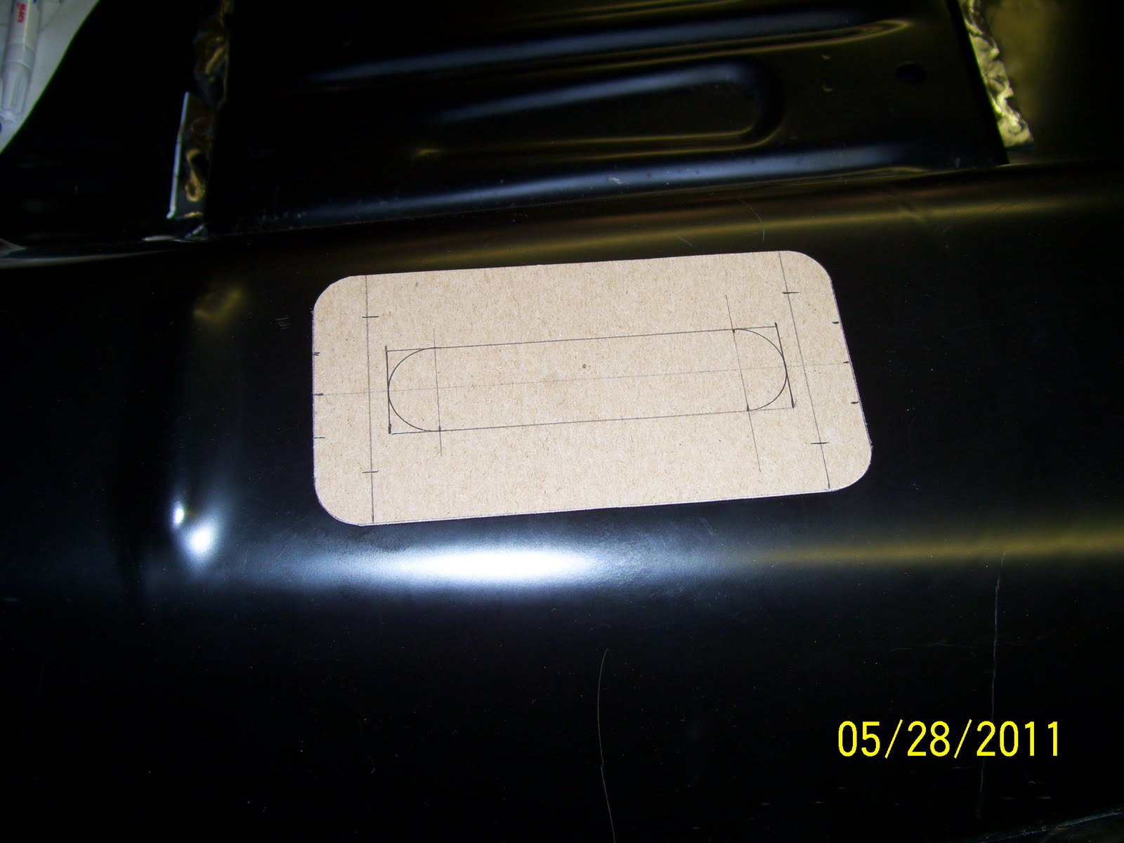 Night Mission Boss 302 Blog Lokar EBrake Handle Installation & Cowl