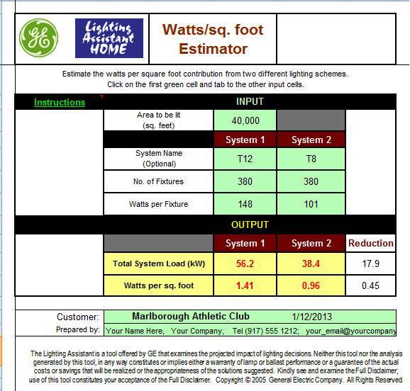 Lighting Design Calculations by Using Excel Spreadsheets Part One