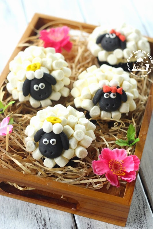 Chocolate Marble Cake Sheep Face Chocolate Marble Cake Sheep Face