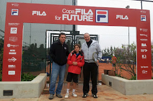 Luca con Víctor y Diego