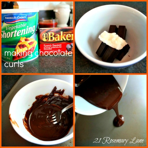 21 Rosemary Lane How to Make Chocolate Curls