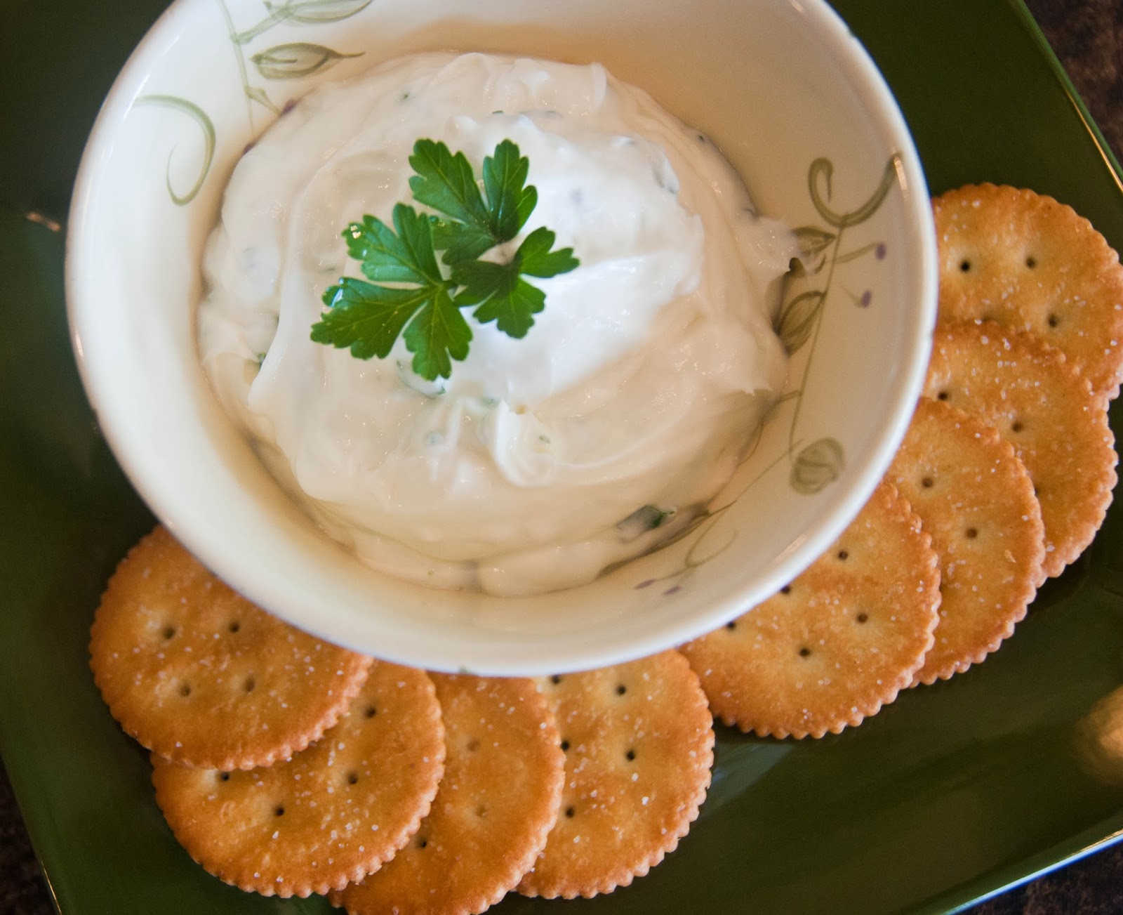 Yogurt cheese with herbs