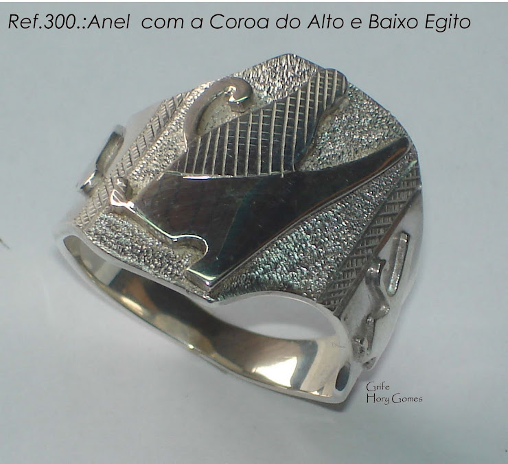 Ref.300.: Anel c/ Coroa do Alto e Baixo Egito
