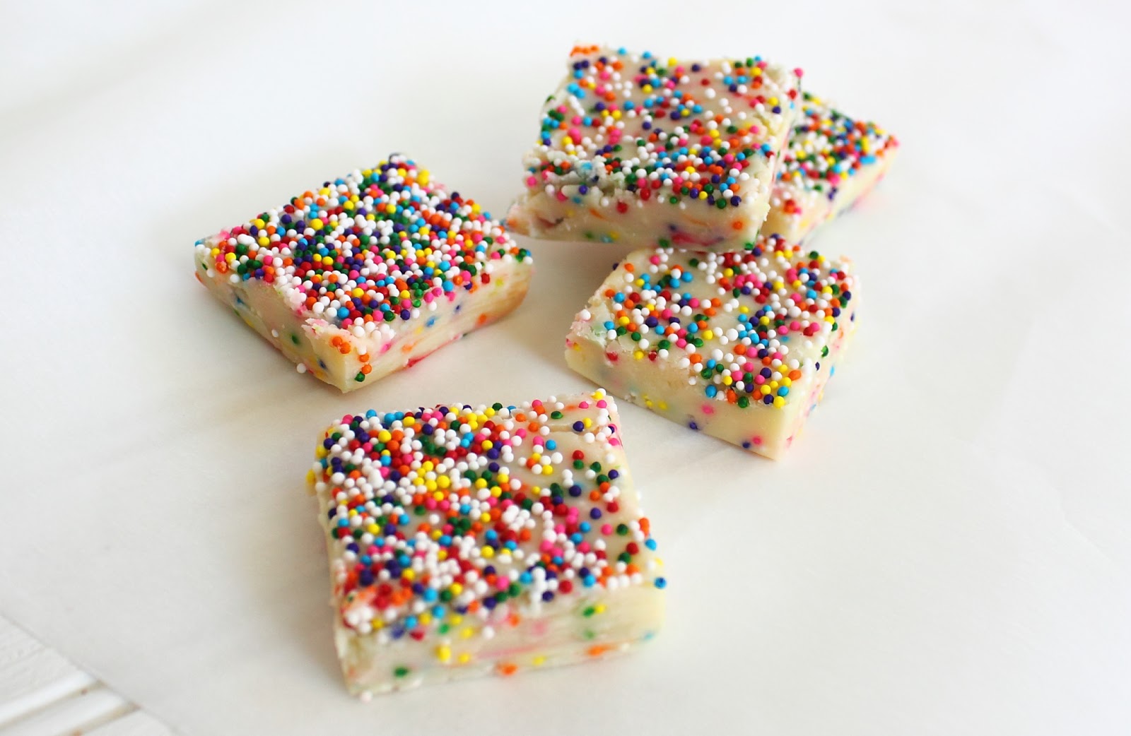 Confections from the Cody Kitchen Funfetti Cake Batter Fudge