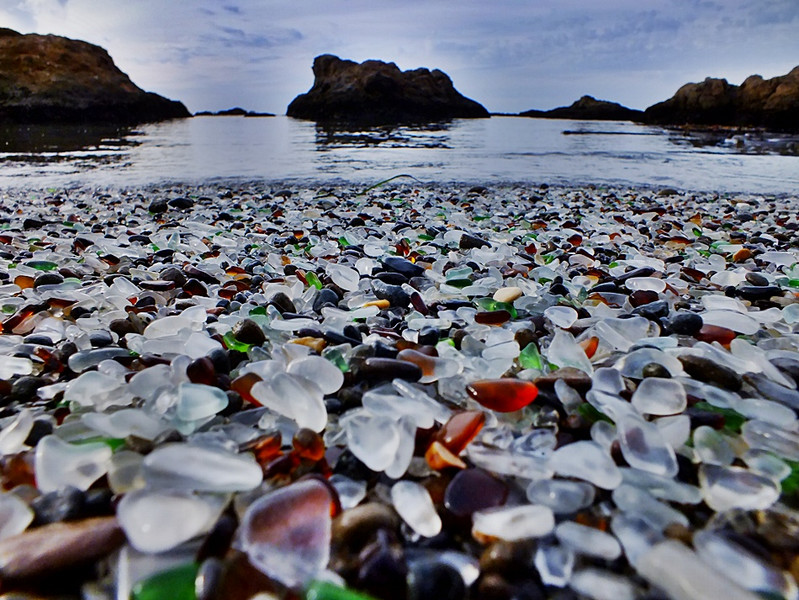 Places to go visit Glass Beach, California, USA