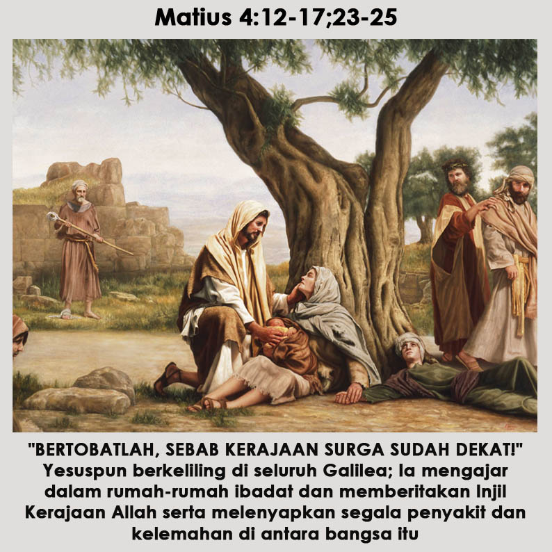 Kuatkanlah Iman Mu Bertobatlah Kerajaan Allah Sudah Dekat Kuatkanlah Iman Mu Bertobatlah Kerajaan Allah Sudah Dekat