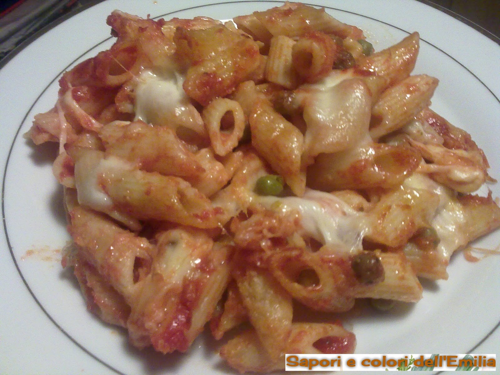 Pasta Al Forno Con Mozzarella Prosciutto E Piselli Ricetta Ed My XXX