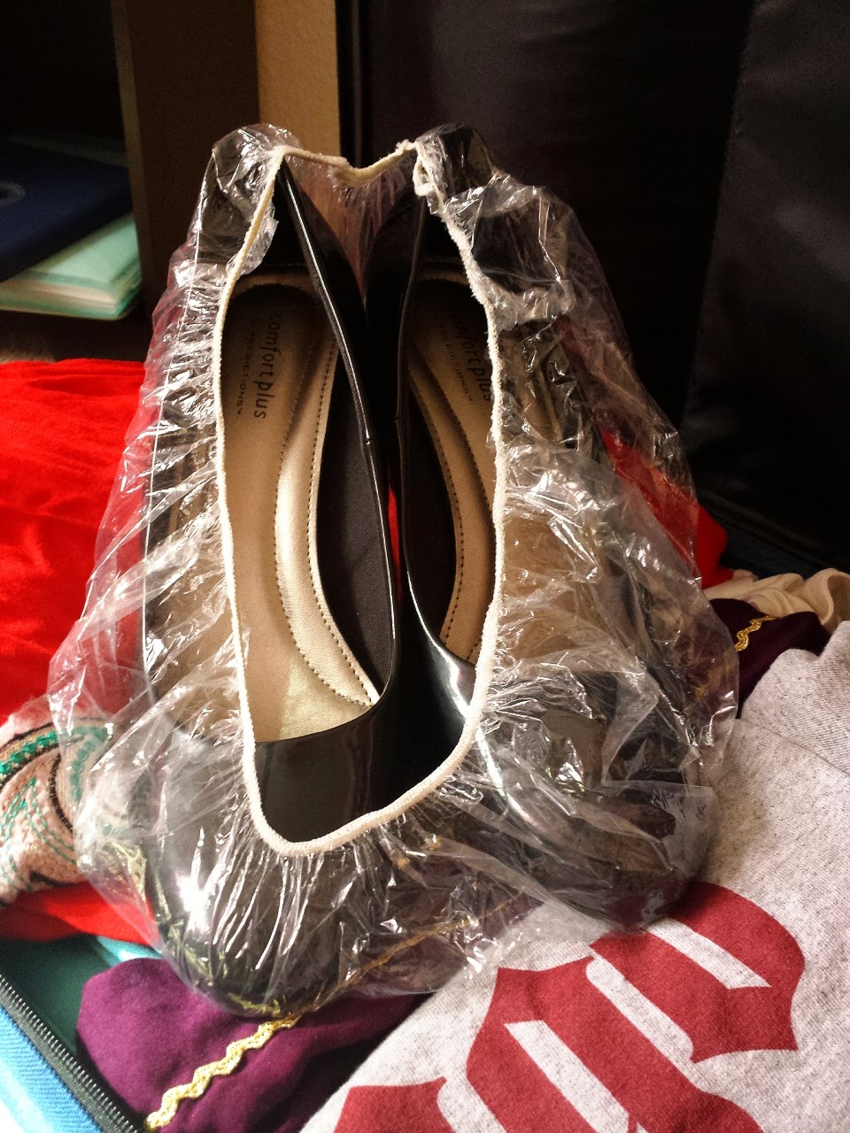 Shower Cap Shoes shoes in shower cap travel tips