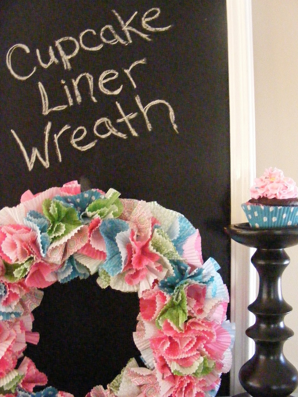 A Cheerful Wreath from Cupcake Liners The Complete Guide to Imperfect
