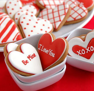 beautiful heart shape biscuits