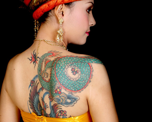 dandelion tattoo. design dragon art tattoo