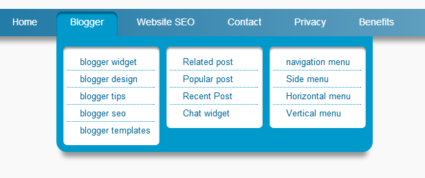 3d Navigation Menu